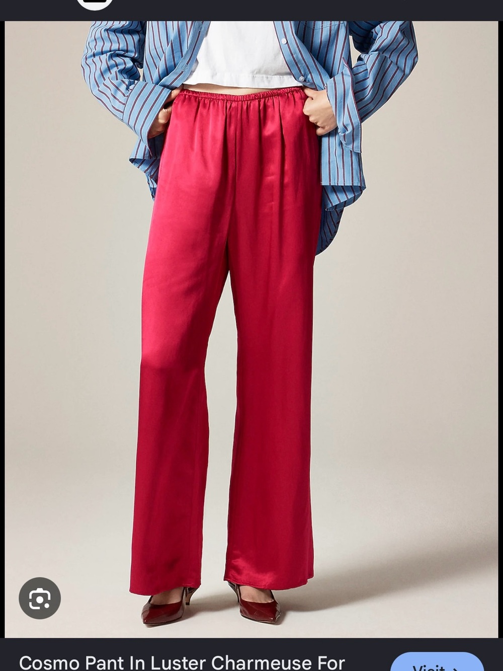 J.Crew cosmo pant with pockets.